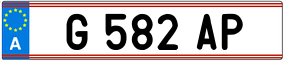 Truck License Plate